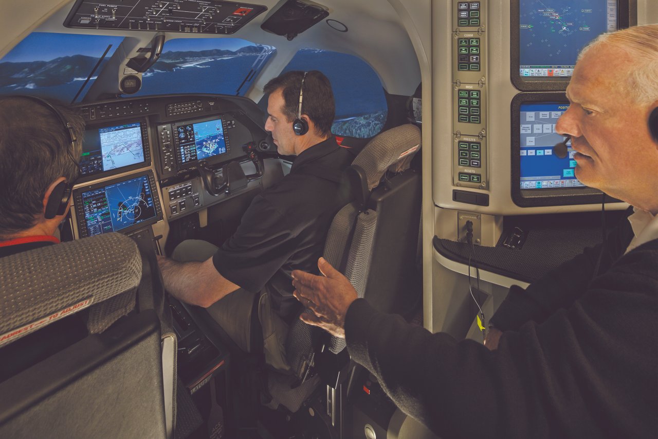 Training next generation of pilots flight realistic simulators